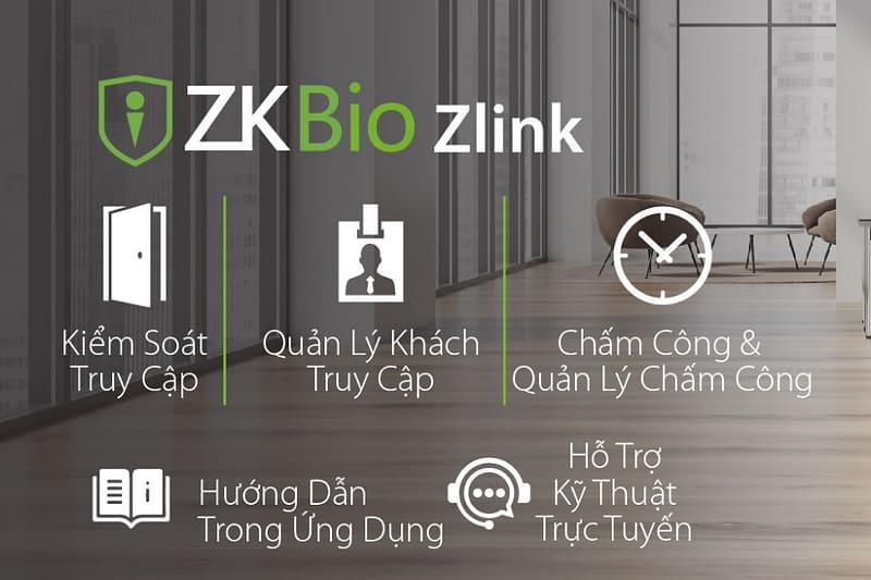 Phần mềm chấm công ZKBIO ZLINK trên cloud [miễn phí]